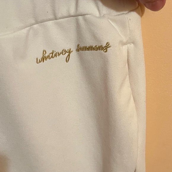 NWT Gymshark Whitney Simmons Unbleached Whitney Joggers in White/Cream - Picture 9 of 12